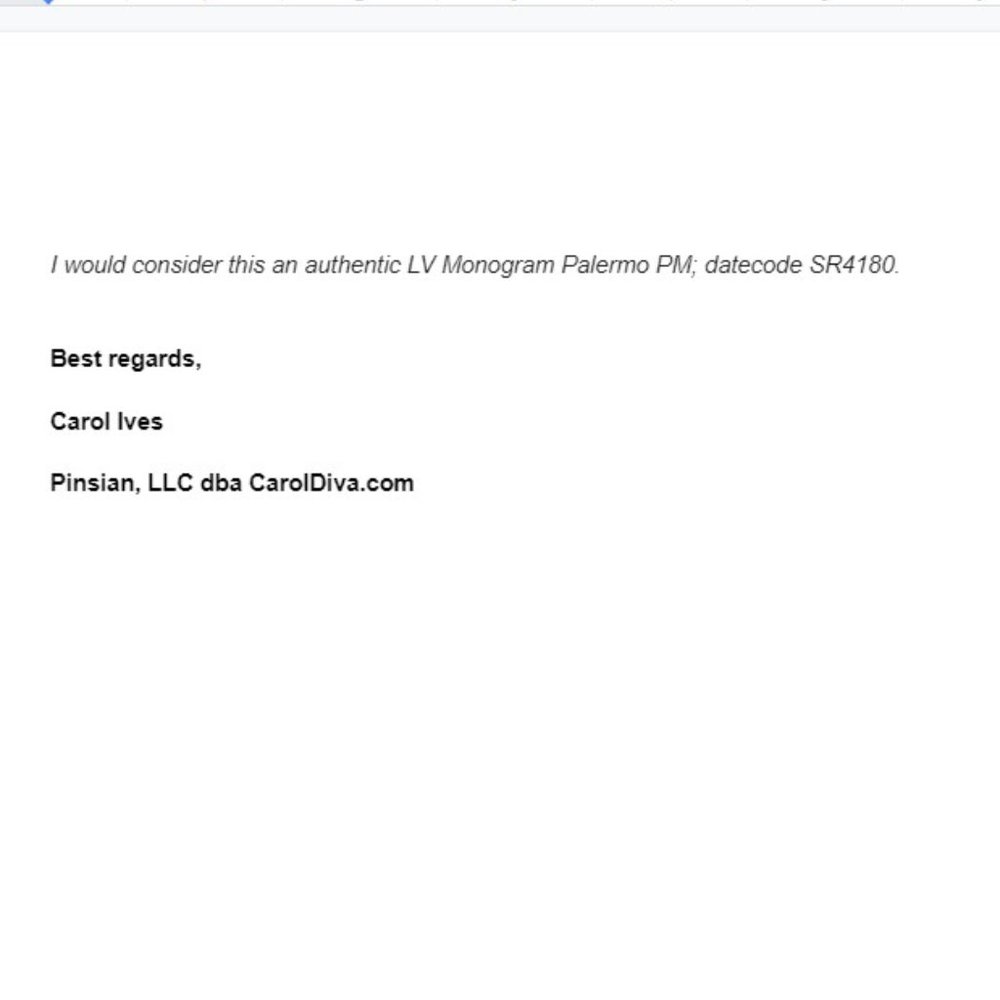 authentic Louis Vuitton Palermo PM Monogram Satchel - Picture 16 of 16